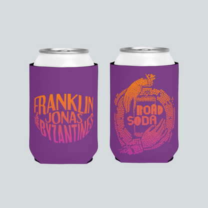Franklin & Jonas & The Byzantines + Road Soda Can Cooler Sleeve