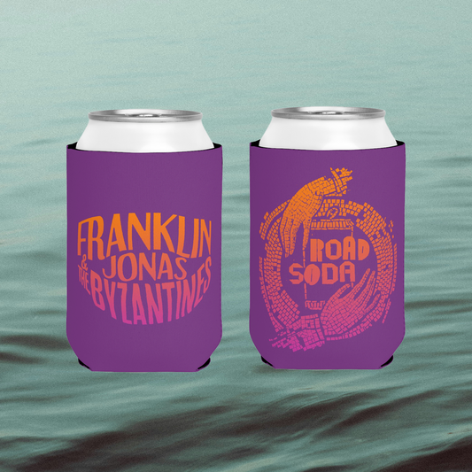 Franklin & Jonas & The Byzantines + Road Soda Can Cooler Sleeve